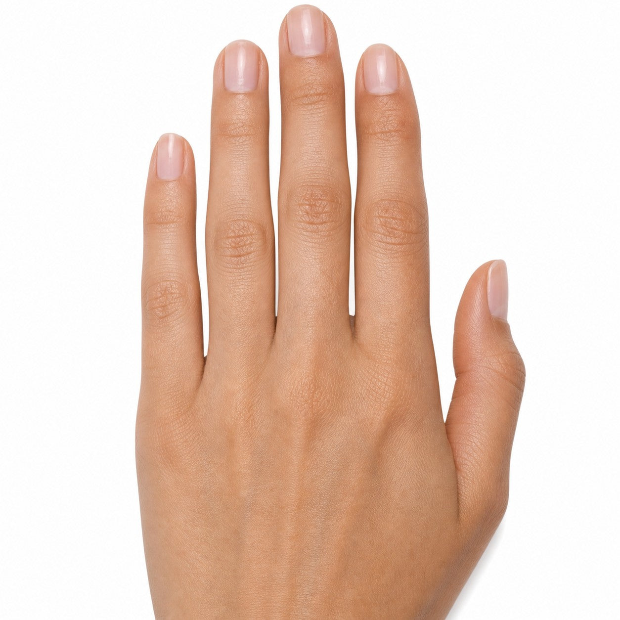 Top view of a hand previewing a diamond shape