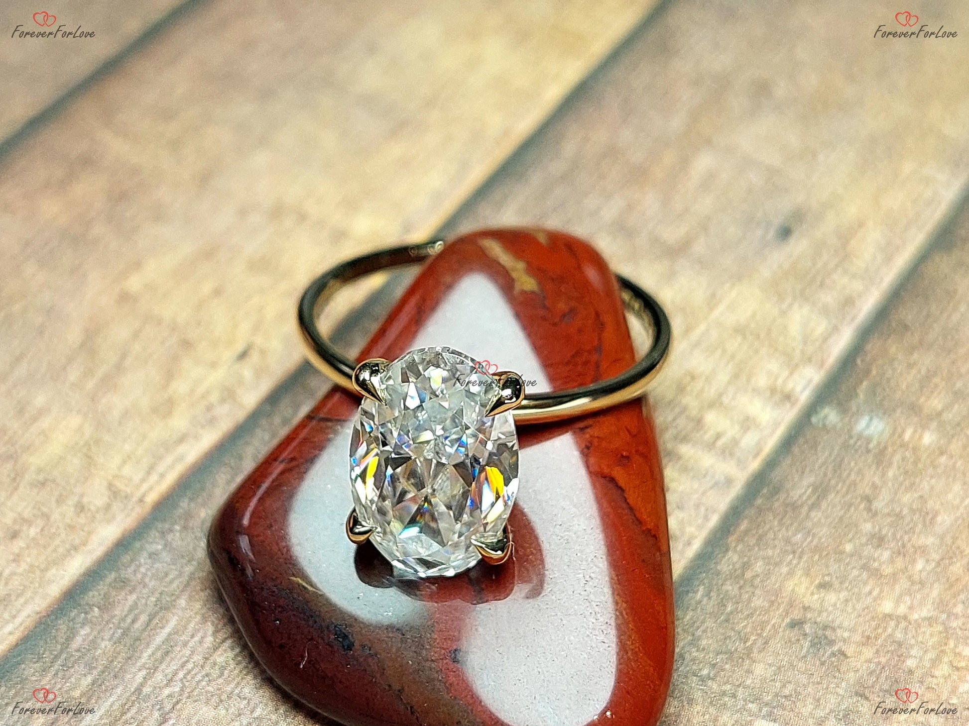 Oval Cut Engagement Ring, 4Ct Crushed ice Oval 12*8mm Moissanite engagement ring, diamond wrap around halo ring, Proposal Ring Gift for Her.