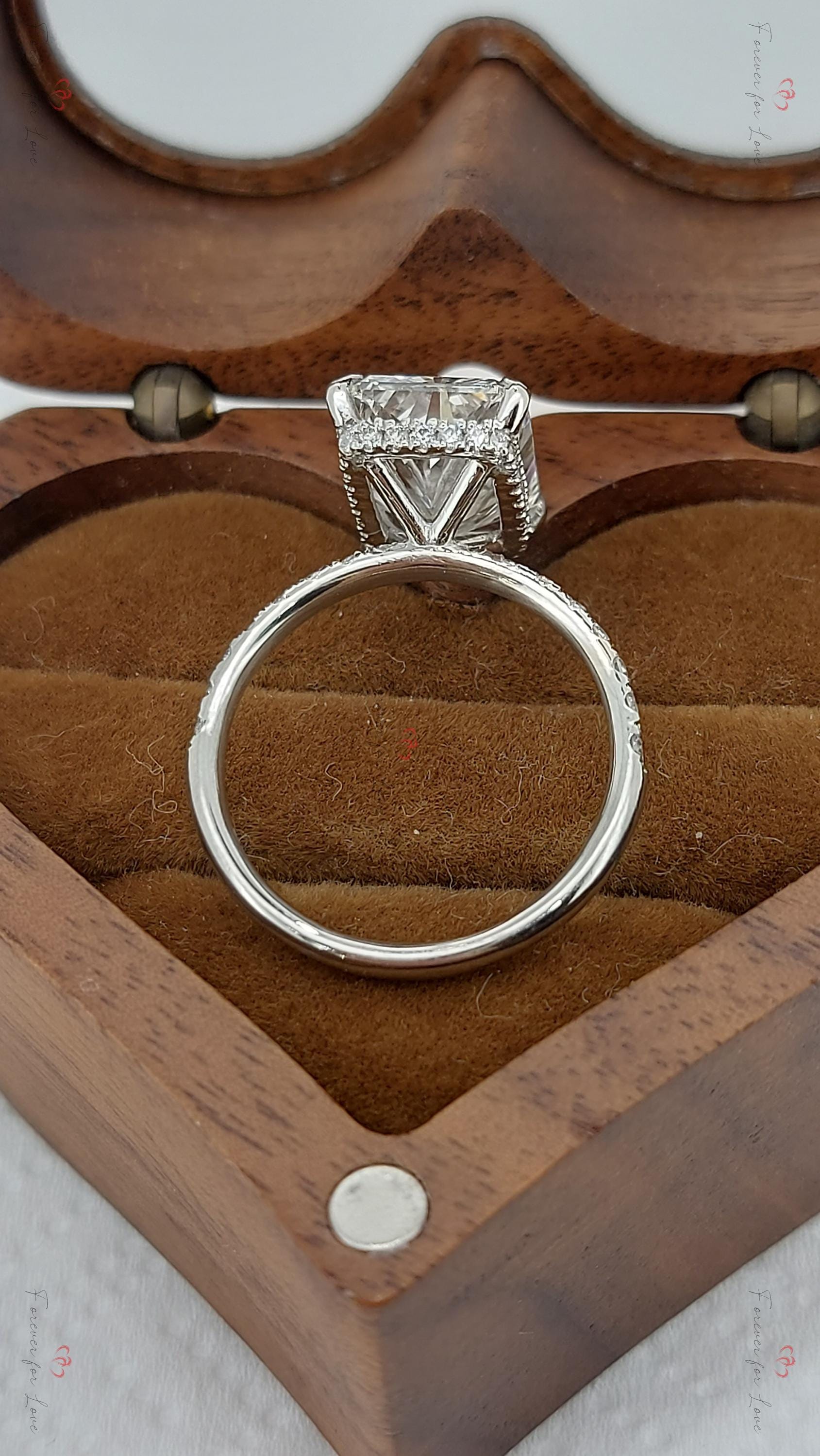 5 Ct IGI Certified Radiant Lab Diamond Engagement Ring