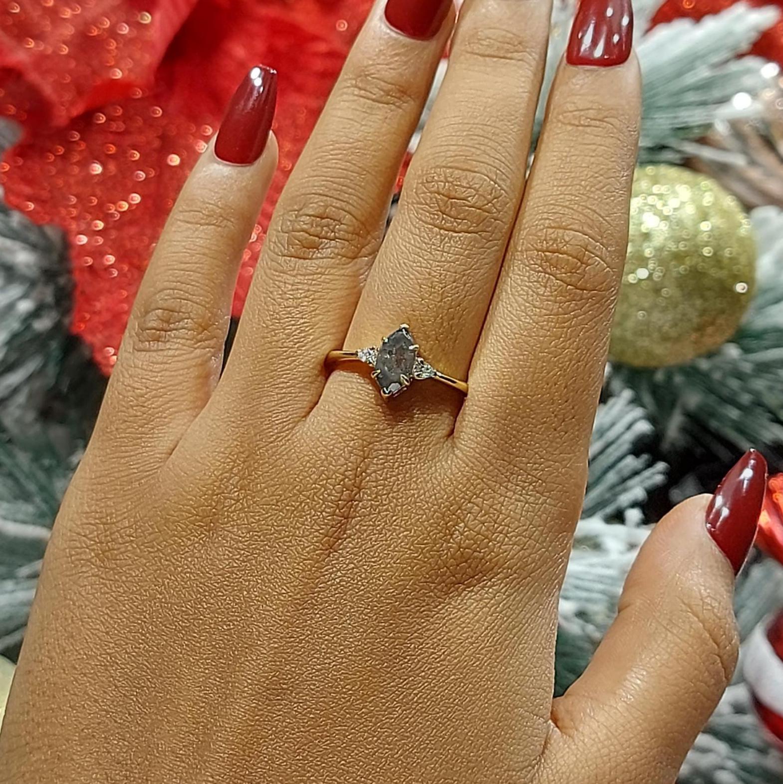 1.5 Ct Marquise Diamond Engagement Ring