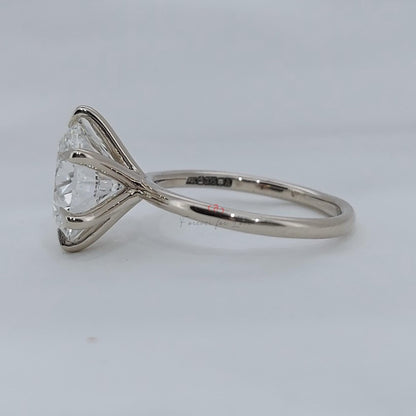 4 Ct Round Diamond Solitaire Engagement Ring