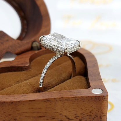 5 Ct IGI Certified Radiant Lab Diamond Engagement Ring