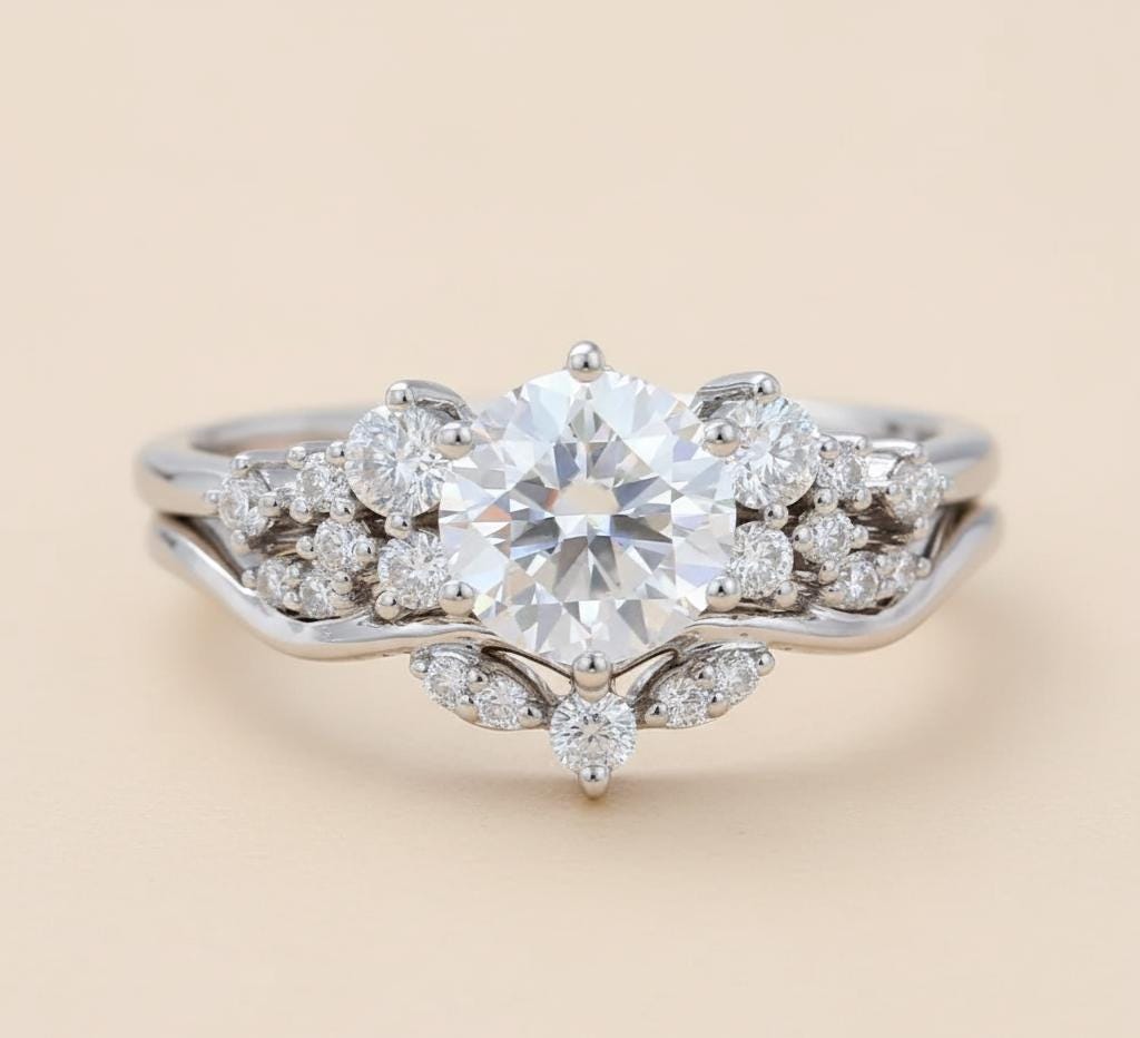 1.3 Ct Round Lab Diamond Band