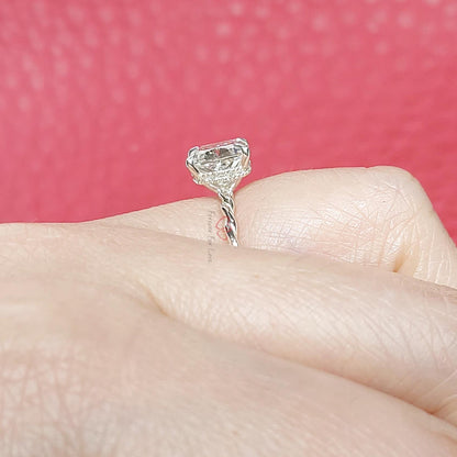 2 Ct IGI Certified Cushion Lab Diamond Engagement Ring