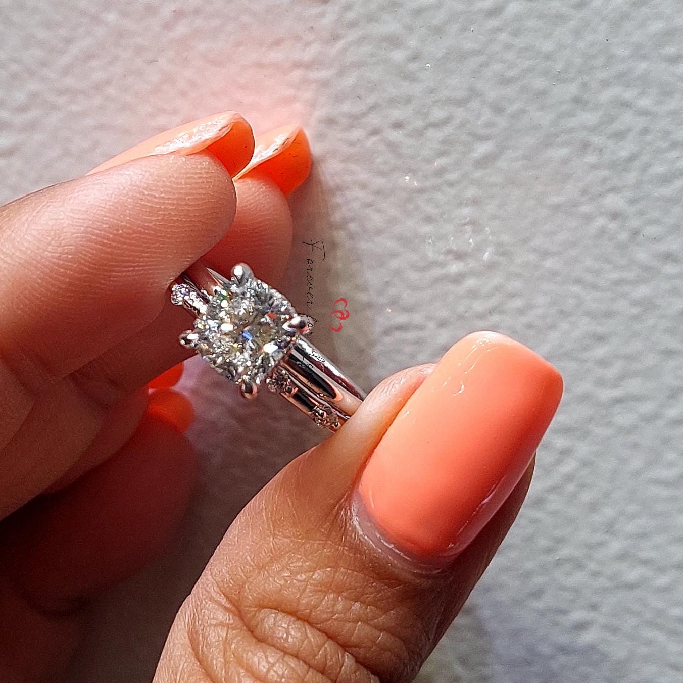 2 Ct Cushion Lab Diamond Eternity Band