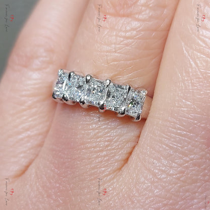 Radiant Lab Diamond Half Eternity Band