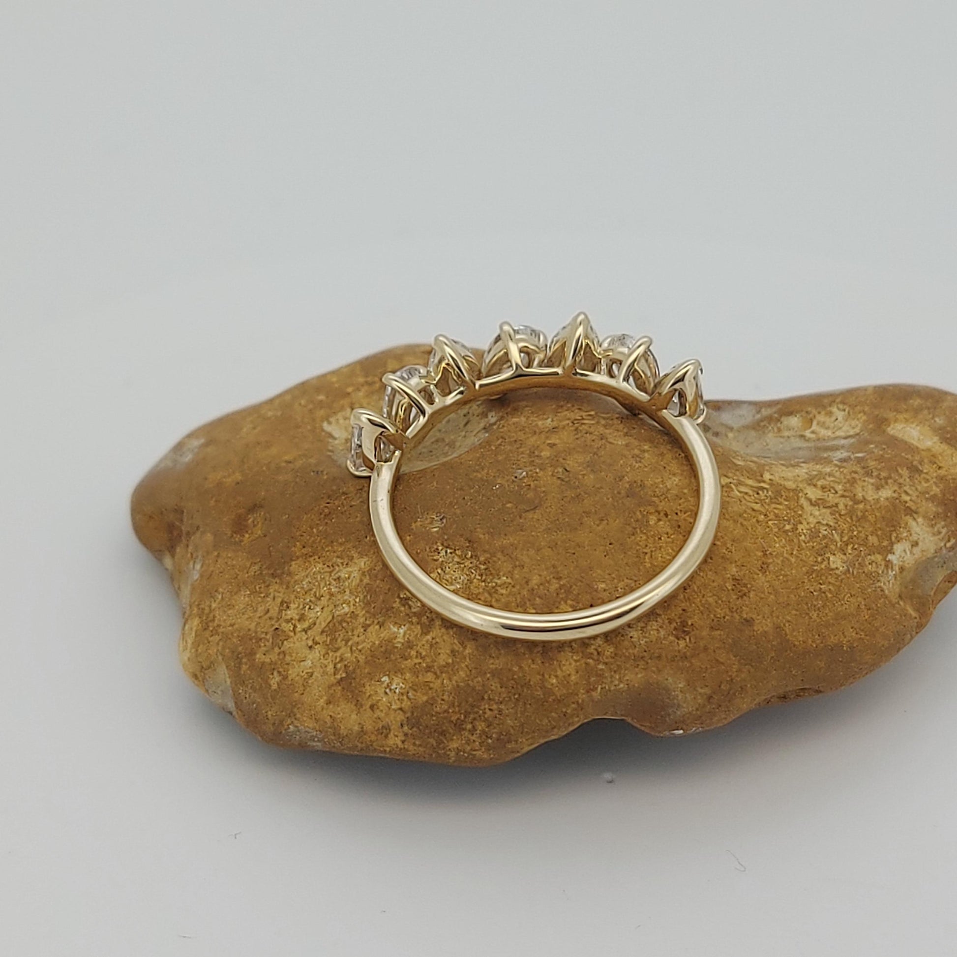 Pear Lab Diamond Half Eternity Band