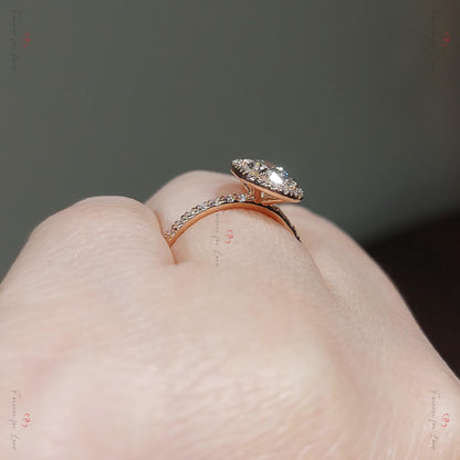 1.50 Ct IGI Certified Oval Lab Diamond Solitaire Engagement Ring