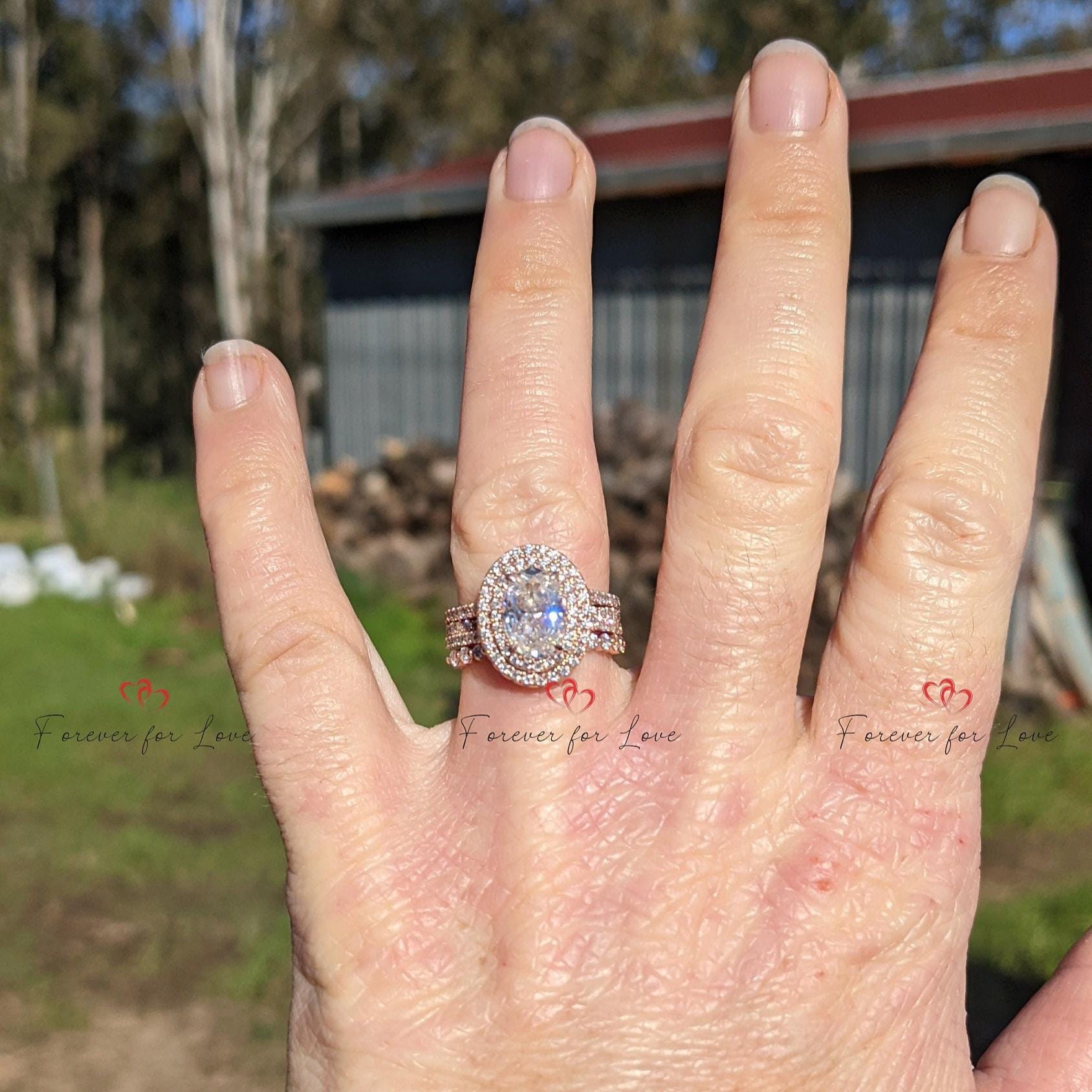 2.59 Ct IGI Certified Oval Lab Diamond Engagement Ring