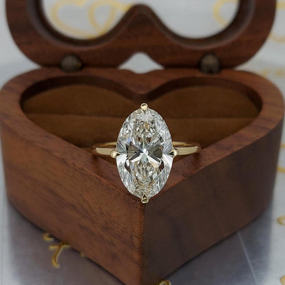 5 Ct IGI Certified Oval Lab Diamond Engagement Ring