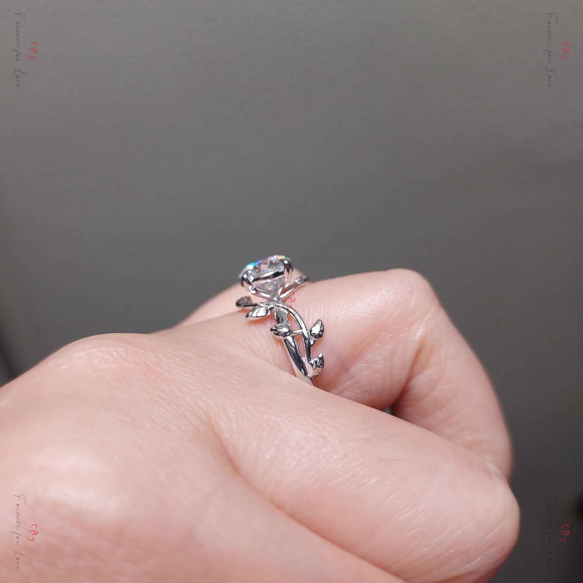 3 Ct IGI Certified Lab Diamond Engagement Ring