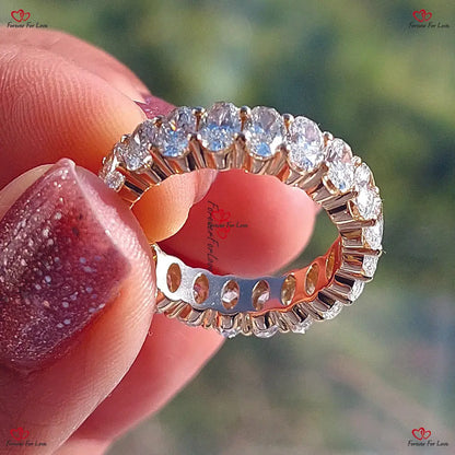 Oval Lab-Grown Diamond Eternity Band | Gold | Forever For Love
