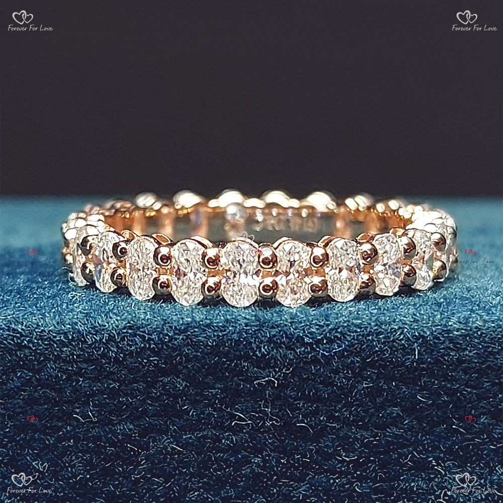 Oval Diamond Full Eternity Band