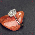 Unique Lab Diamond Oval Cut Engagement Ring in Yellow Gold |  IGI Certified Solid Gold Modern Proposal Ring Forever For Love