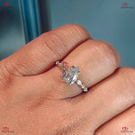 Pear and Marquise Diamond Vintage Ring – IGI Certified Lab Grown Diamond in Yellow Gold Forever For Love