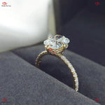 Unique Vintage Radiant Cut Diamond Engagement Ring Forever For Love