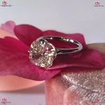 Cushion Cut Lab Grown Diamond Engagement Ring - IGI Certified G/VS1 Hidden Halo Handmade Jewelry CVD/HPHT Diamond Forever For Love