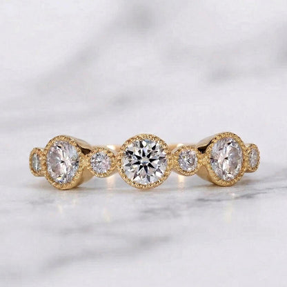 Round Lab Diamond Engagement Ring
