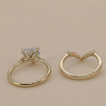 3 Ct Heart Diamond Band
