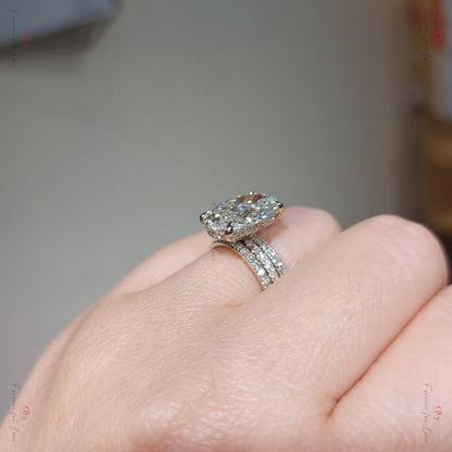 4.5 Ct Oval Lab Diamond Eternity Band