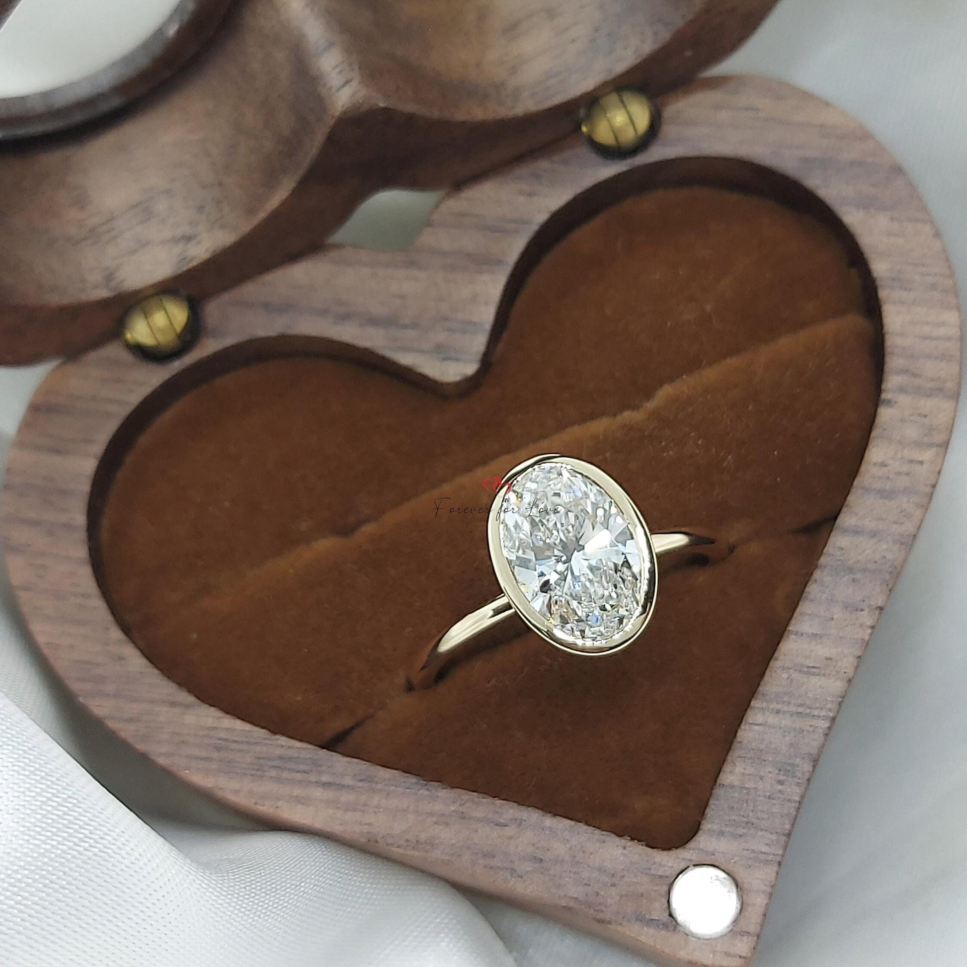 1.5 Ct IGI Certified Oval Lab Diamond Solitaire Ring