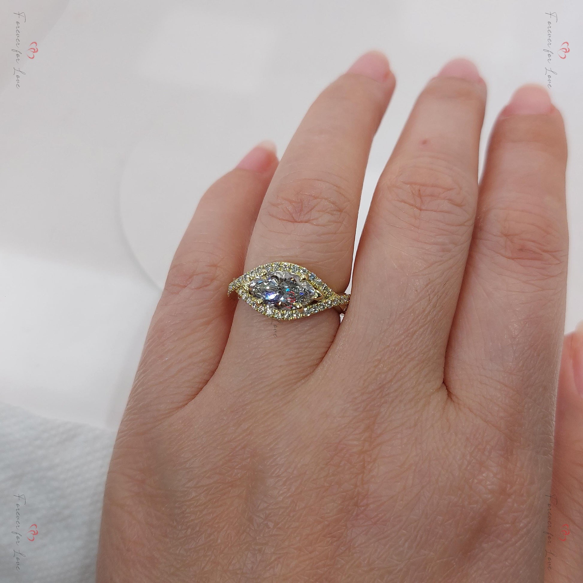 Marquise Diamond Band