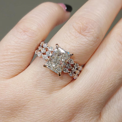 3 Ct Radiant Diamond Eternity Band