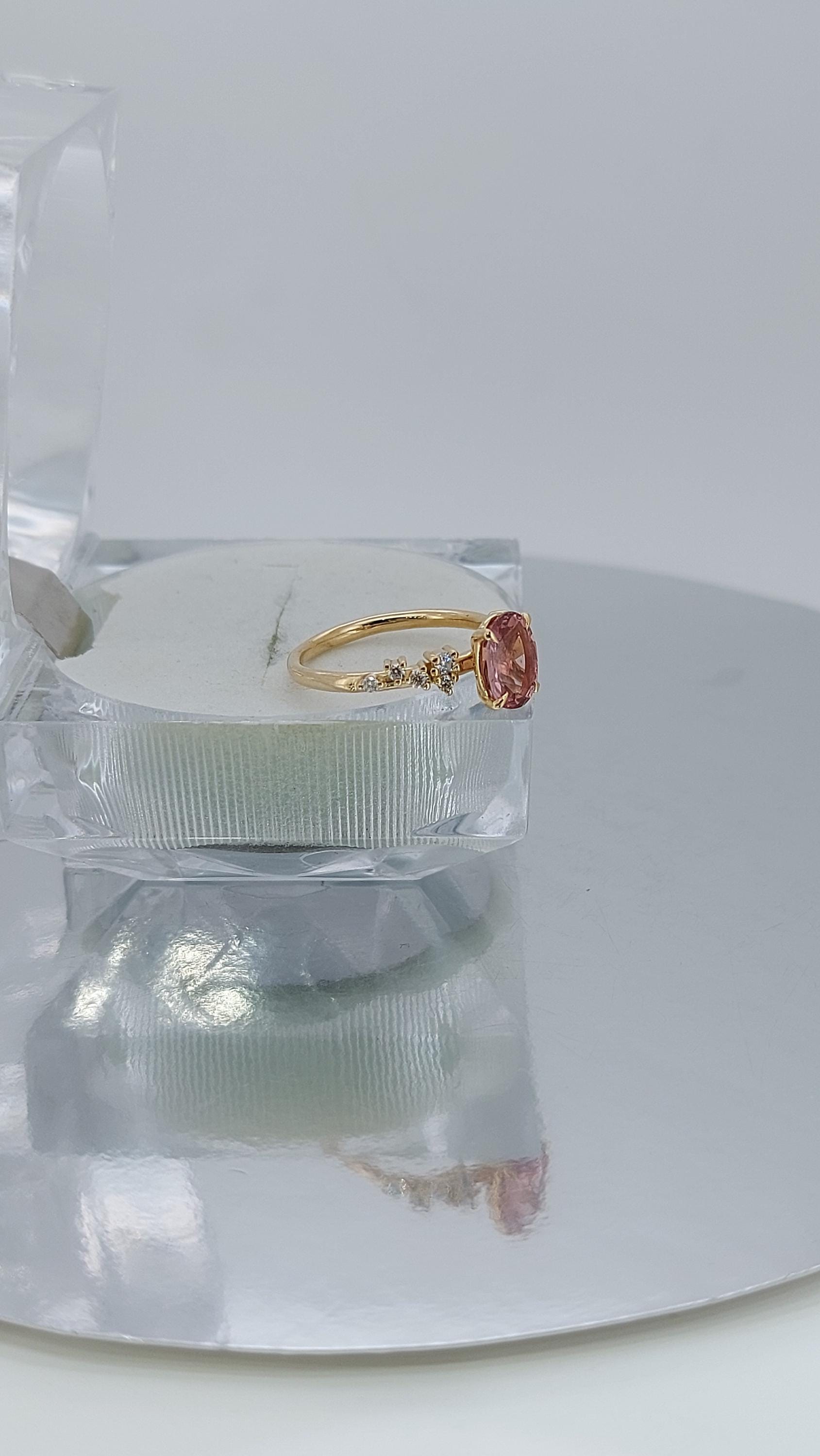 Pear Diamond, Sapphire Engagement Ring