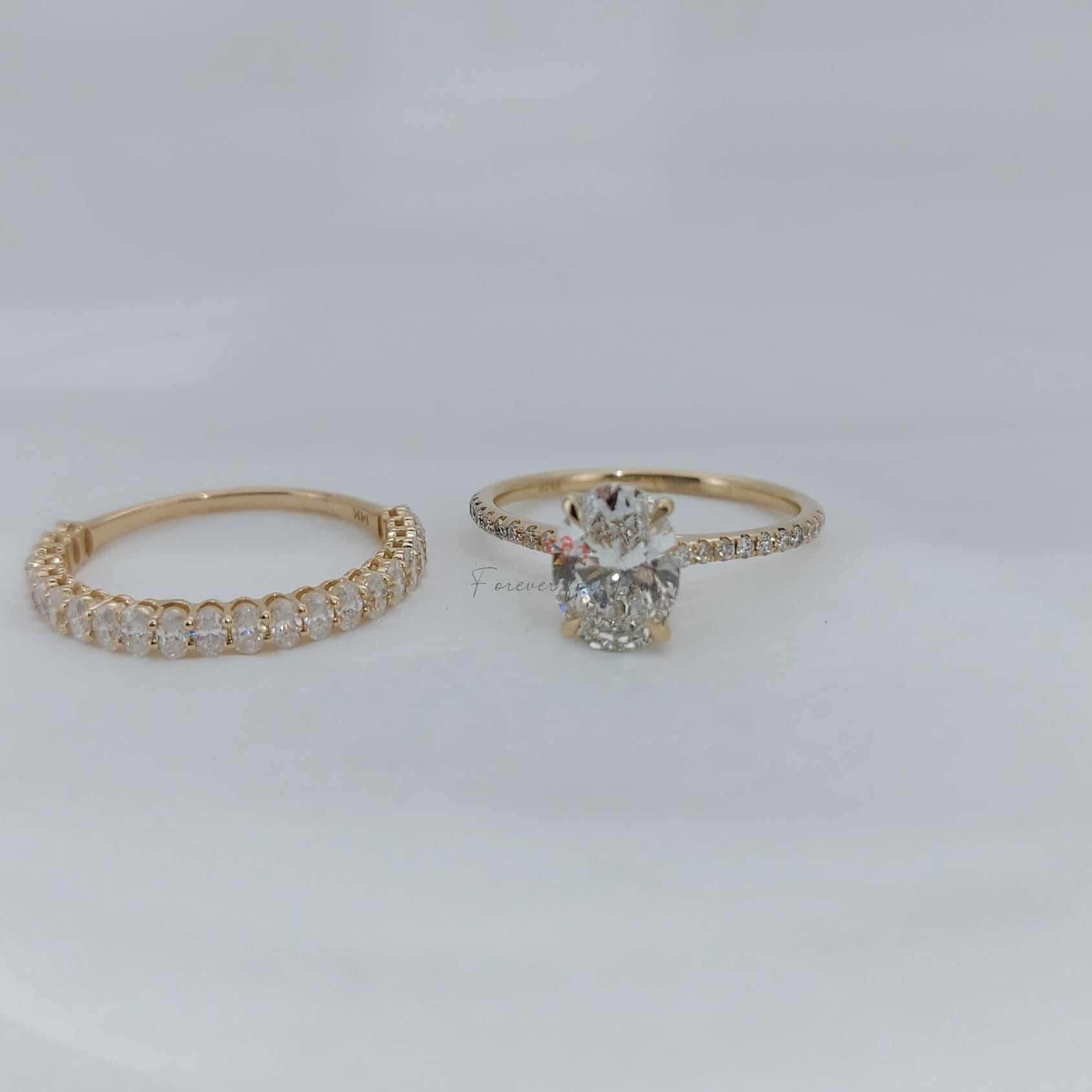 2.5 Ct IGI Certified Oval Lab Diamond Solitaire Engagement Ring