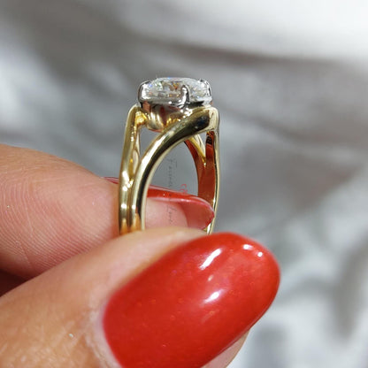1 Ct IGI Certified Round Lab Diamond Solitaire Engagement Ring