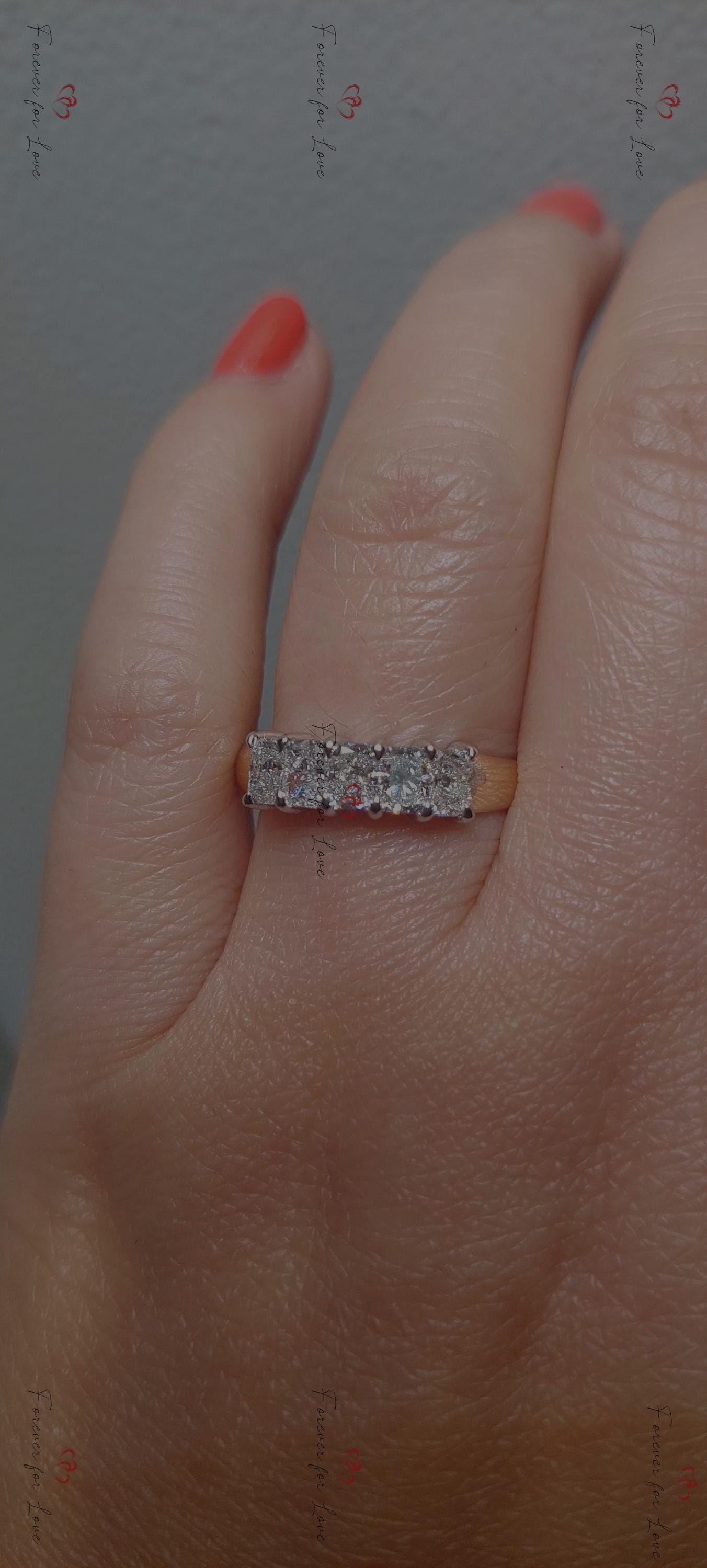 Radiant Lab Diamond Half Eternity Band