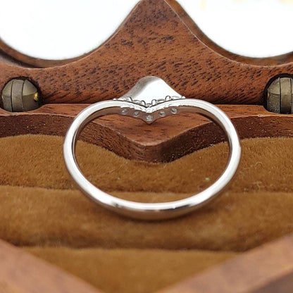 Round Lab Diamond Stacking Ring