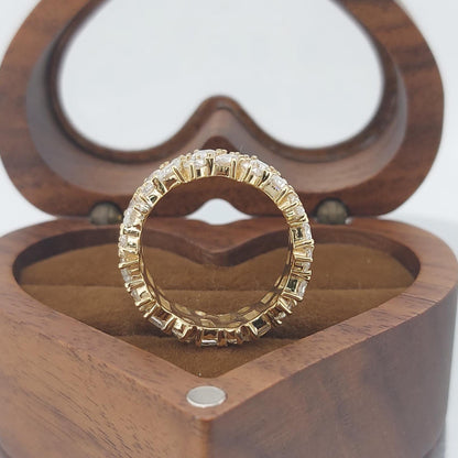 Baguette Lab Diamond Full Eternity Band