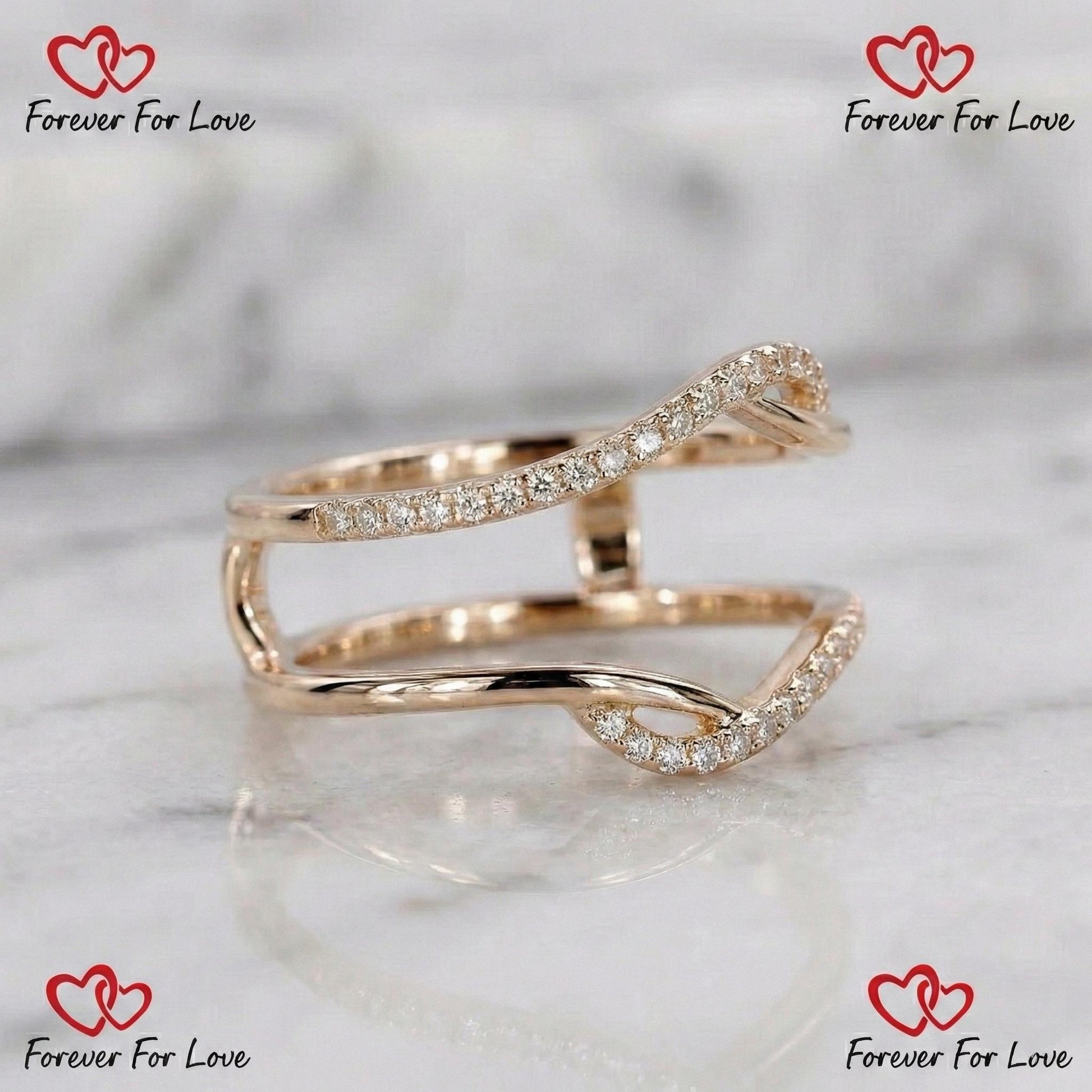 Round Lab Diamond Engagement Ring
