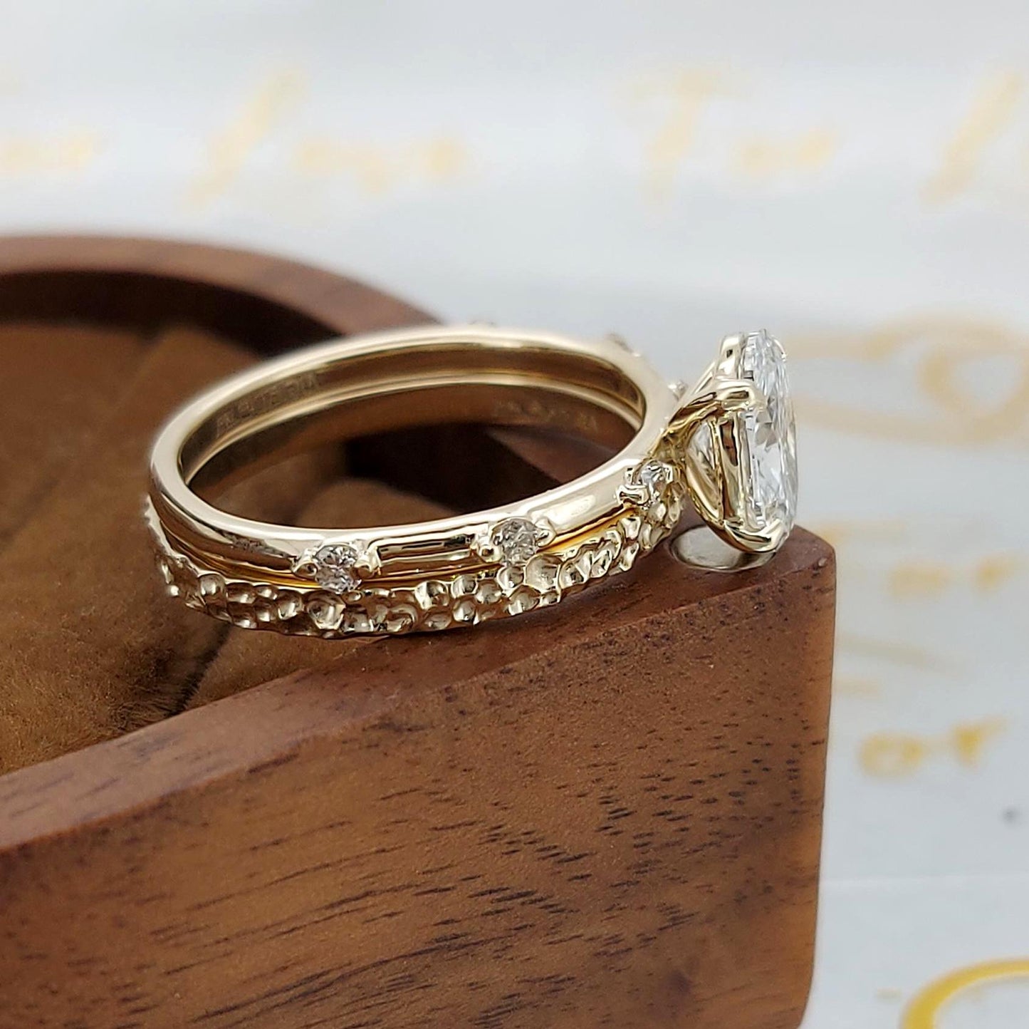 1 Ct IGI Certified Oval Lab Diamond Solitaire Engagement Ring Oval cut Moissanite Brilliant Cut engagement ring in 935 Argentium Silver — custom handcrafted by Forever For Love