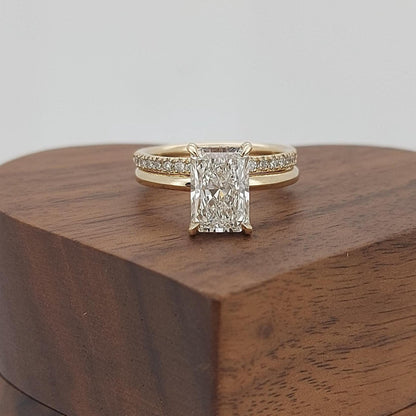 1.76 Ct Radiant Lab Diamond Eternity Band