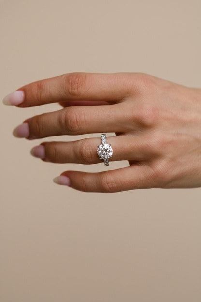 5.2 Ct IGI Certified Round Lab Diamond Engagement Ring
