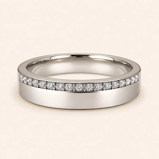 AI-generated photorealistic image of Engravable Family Band Ring For Mom