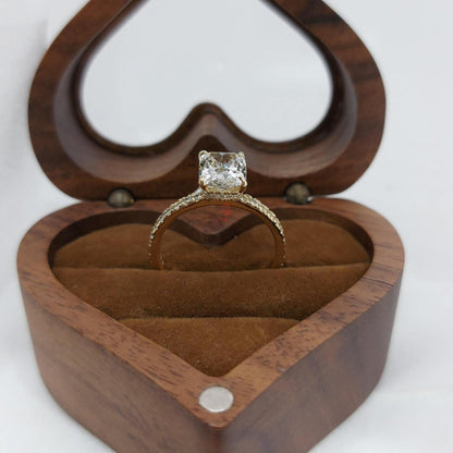 2 Ct IGI Certified Cushion Lab Diamond Engagement Ring