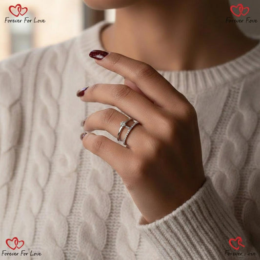 Round Lab Diamond Engagement Ring
