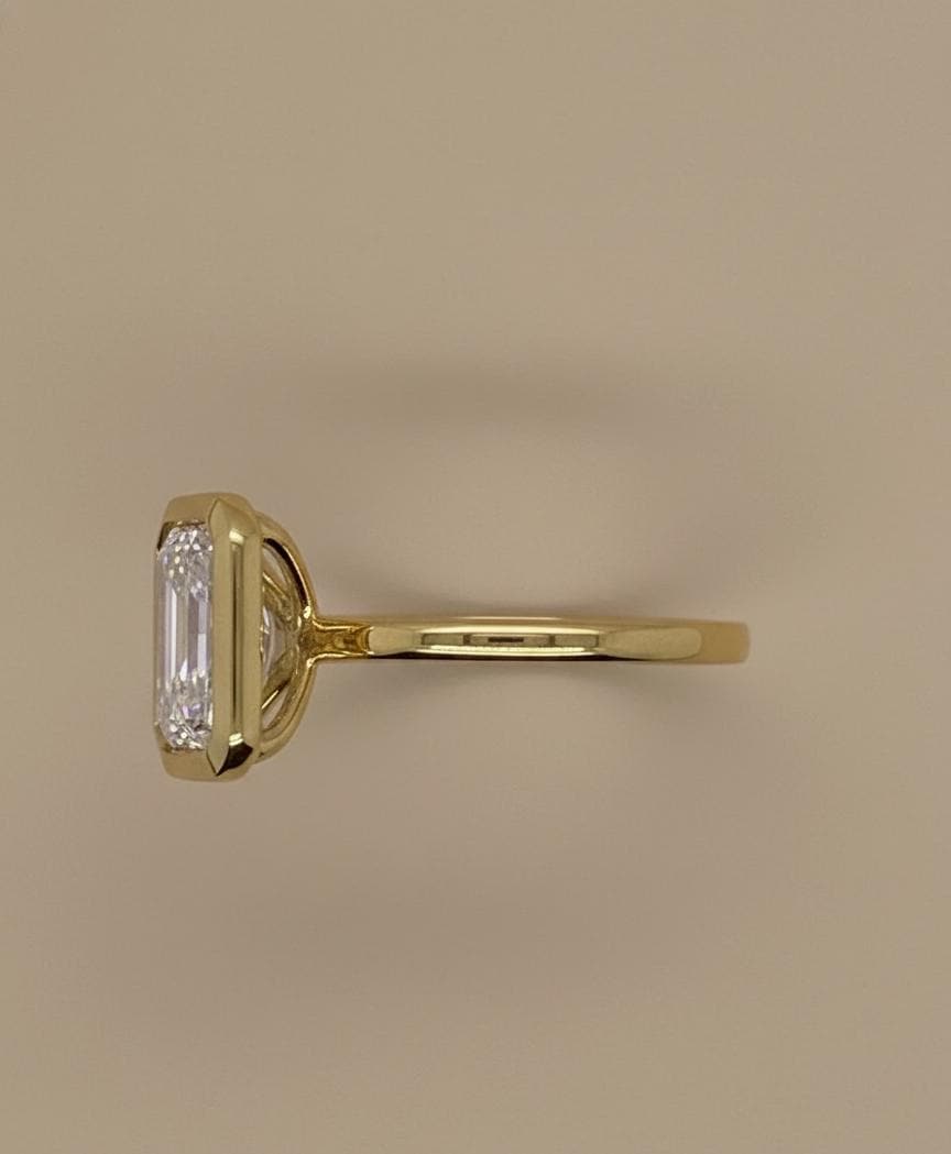 2 Ct IGI Certified Radiant Lab Diamond Solitaire Engagement Ring