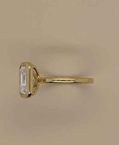 2 Ct IGI Certified Radiant Lab Diamond Solitaire Engagement Ring