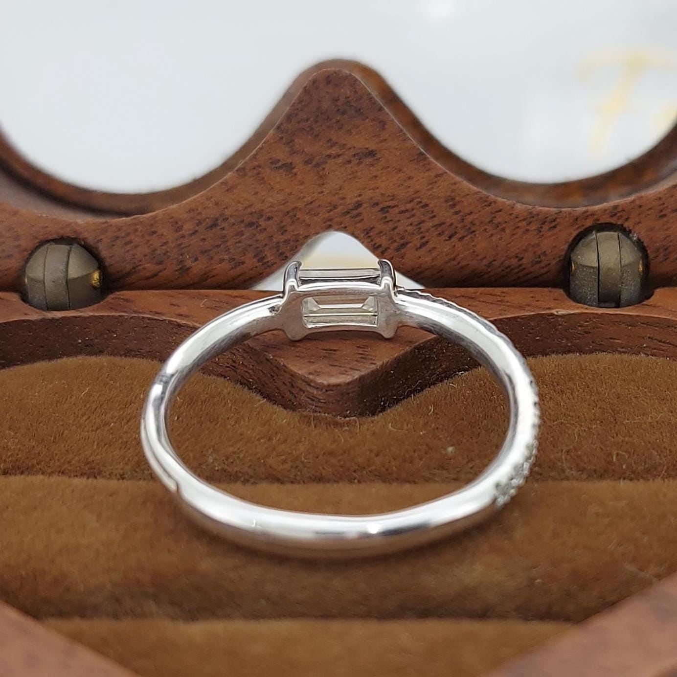 Baguette Lab Diamond Stacking Ring