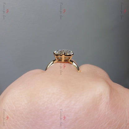 7 Ct Oval Diamond Engagement Ring