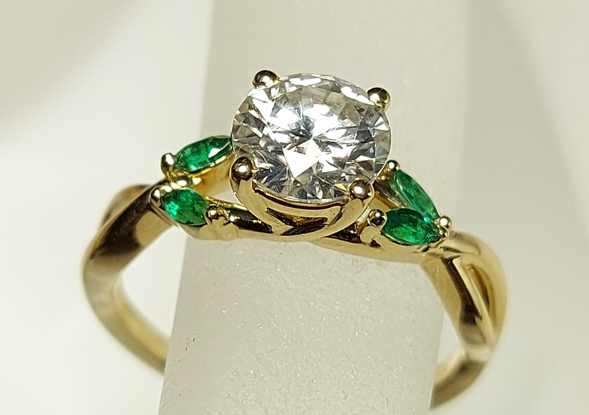 Marquise Diamond, Moissanite Engagement Ring