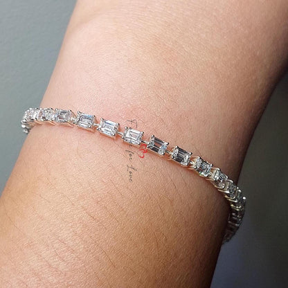 Tennisarmband, goldenes Tennisarmband, Zirkonia-Tennisarmband, zartes Armband, Diamantarmband, Geschenk für sie, minimalistisches Armband