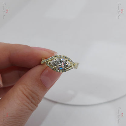 Marquise Diamond Band