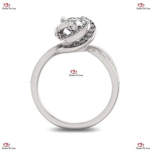 Victorian Splendor 1 Carat Forever One Swirl Engagement Ring Forever For Love