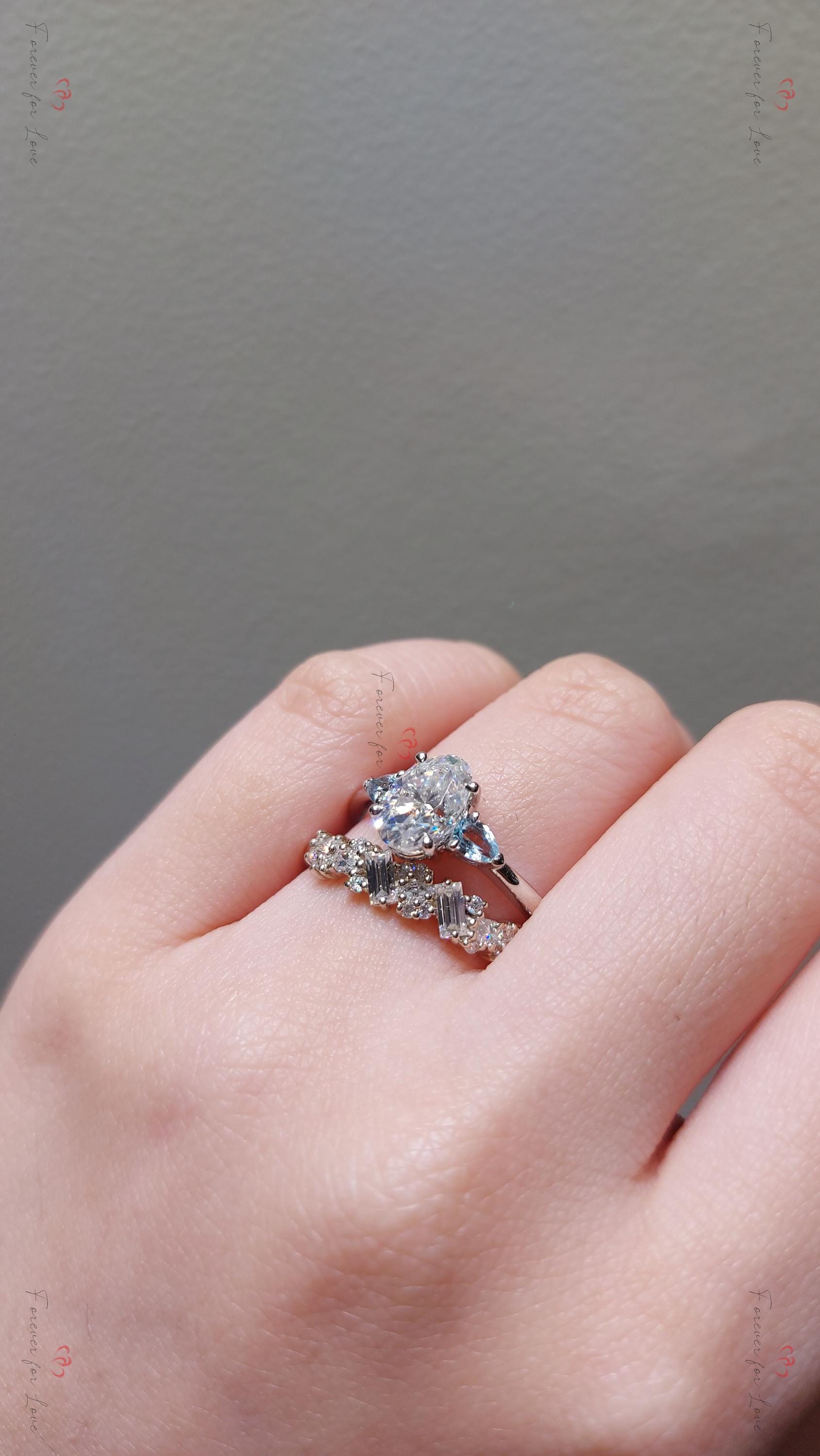 Marquise Diamond Engagement Ring