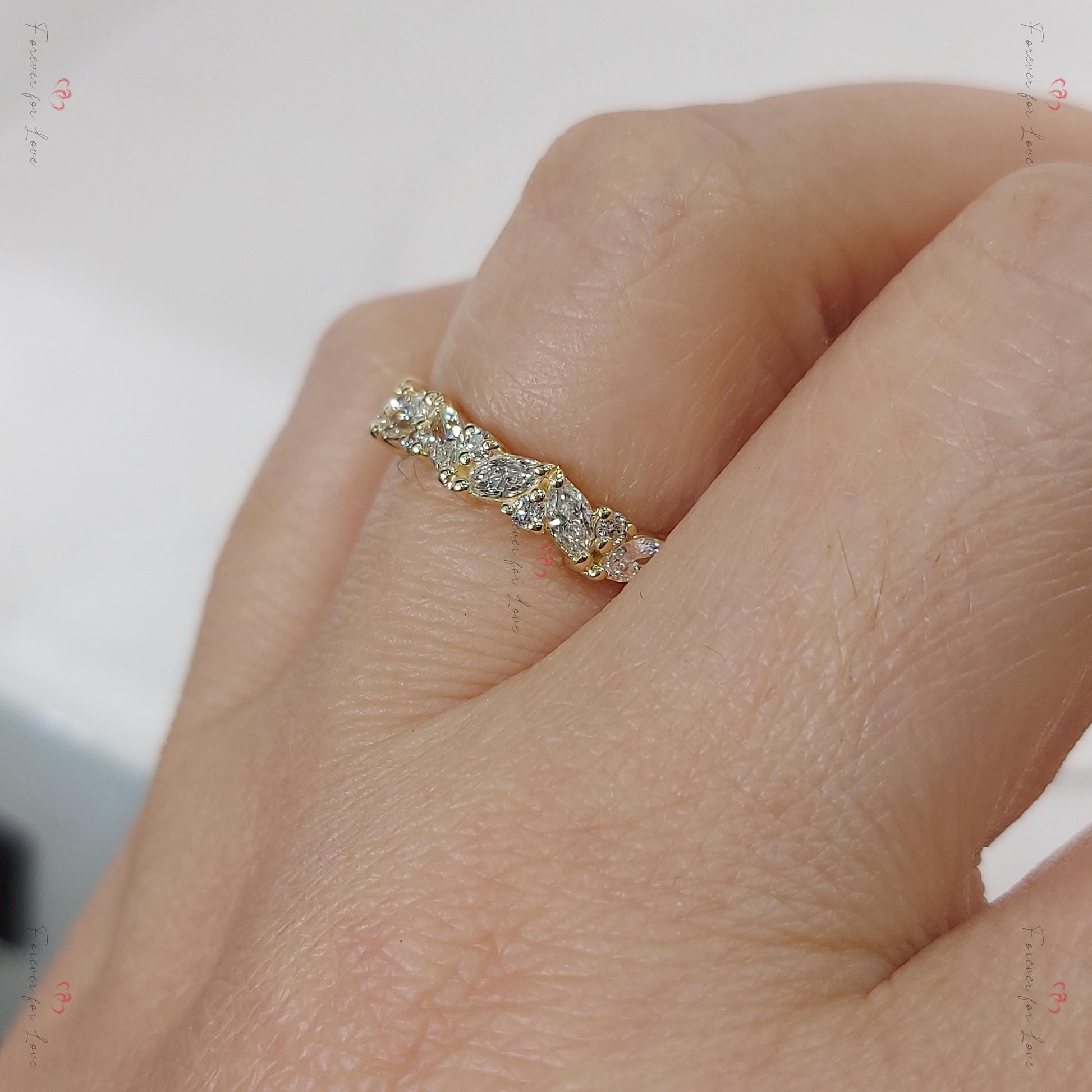 Marquise Diamond Engagement Ring